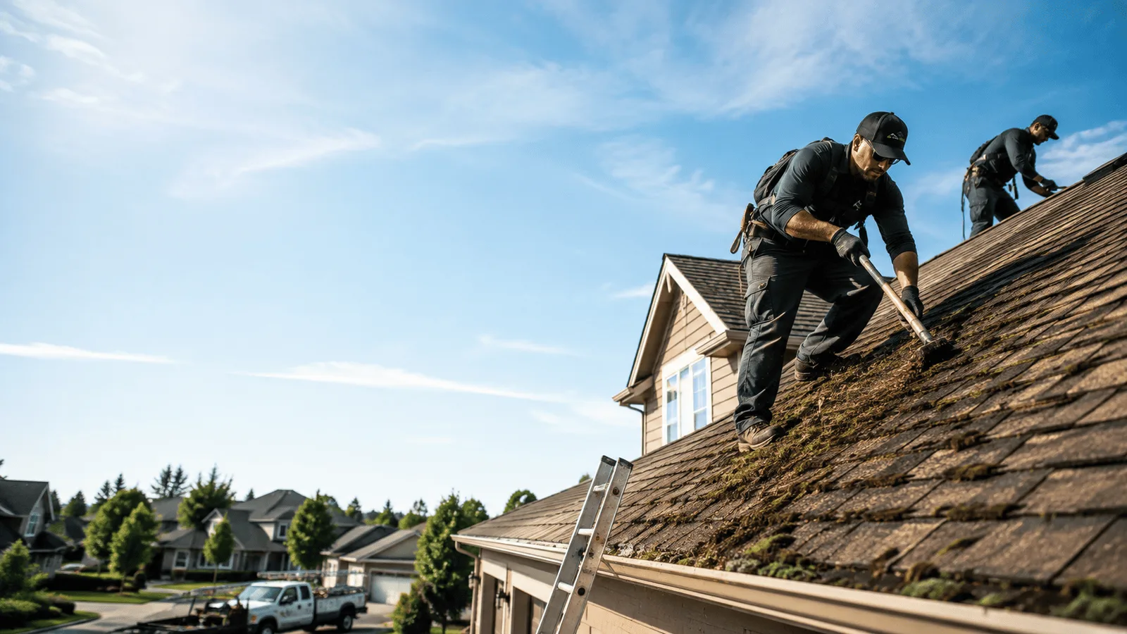 Roof Moss Removal in Leeds, MA near me